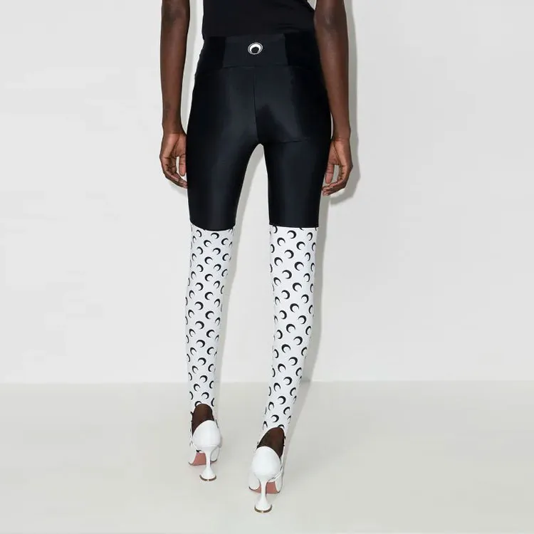 Marine Serre Leggings Women's White-2