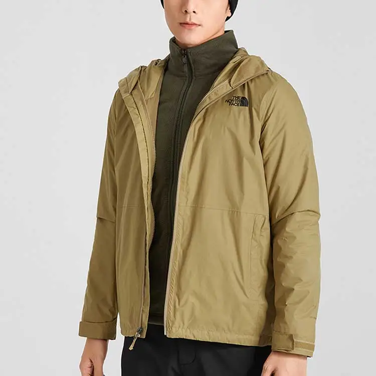THE NORTH FACE Windproof And Breathable Windbreaker Jacket Men's Brown-2