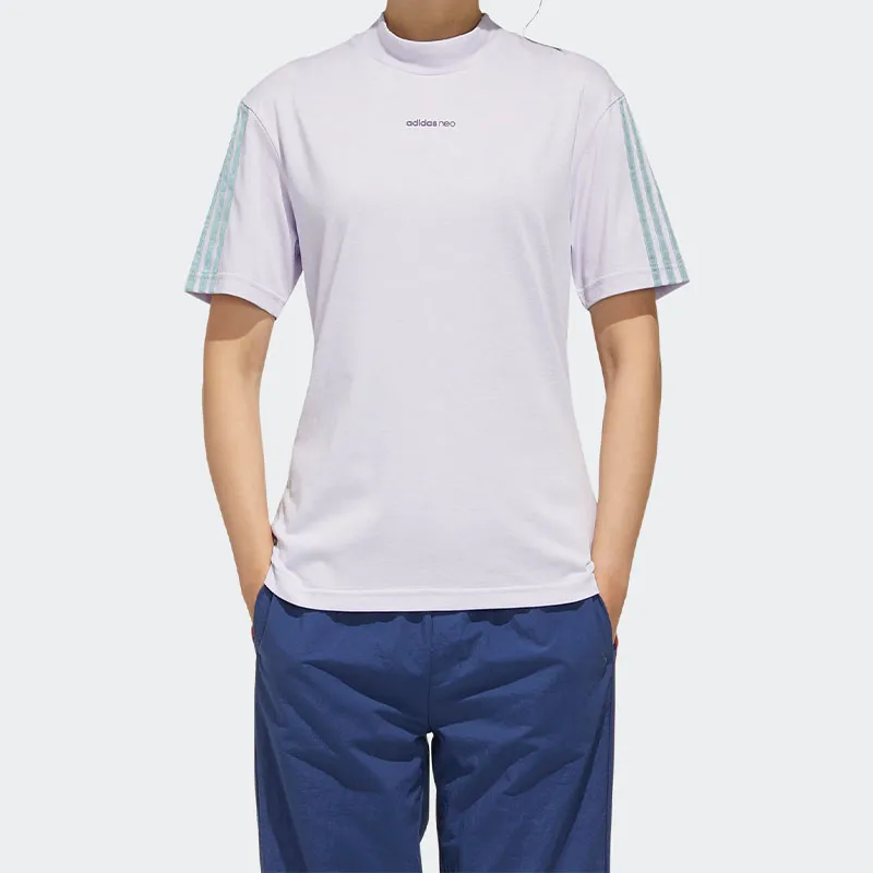 Adidas Neo T Shirt Women's Light Purple-2