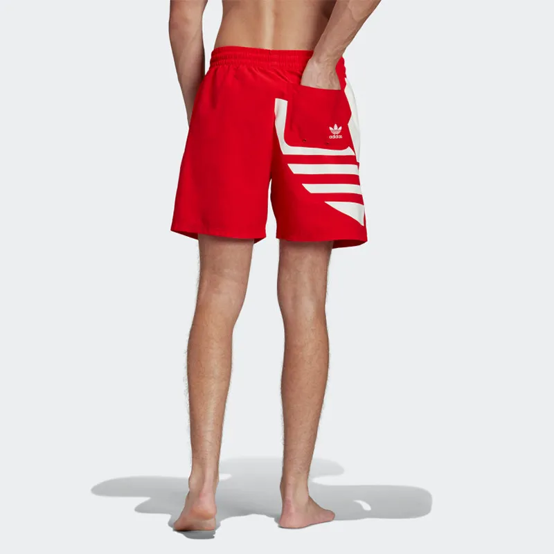 Adidas Sports Shorts Men Bright Pink Red Fluorescent-3