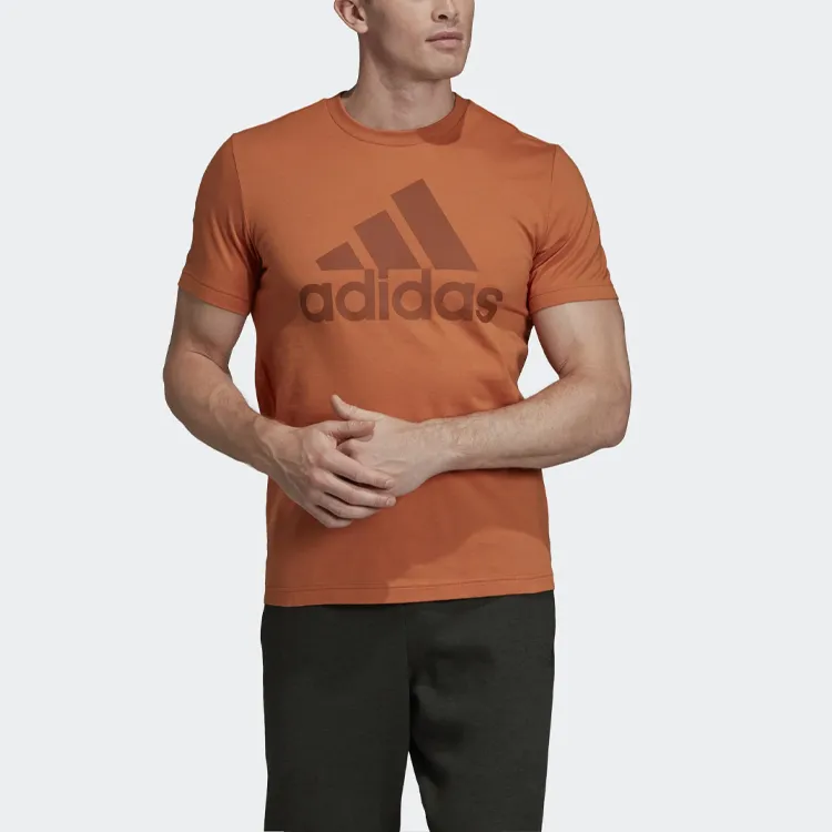Adidas T Shirt Men's Khaki Brown-2