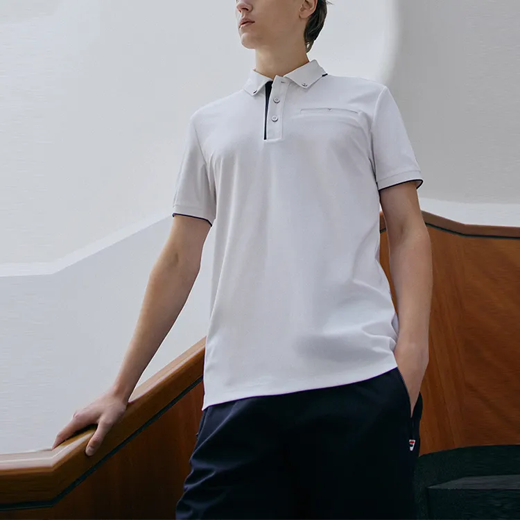 FILA Polo Shirt Men's Standard White-2