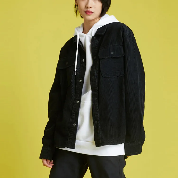 Converse Sports Cargo Jackets Men Ink Black-4