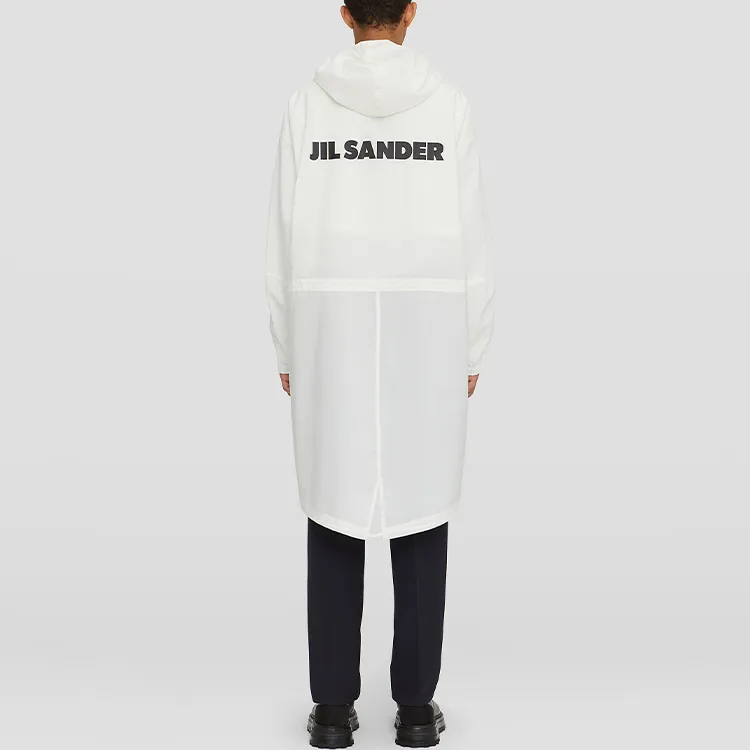 JIL SANDER Coats Men Gray White-2