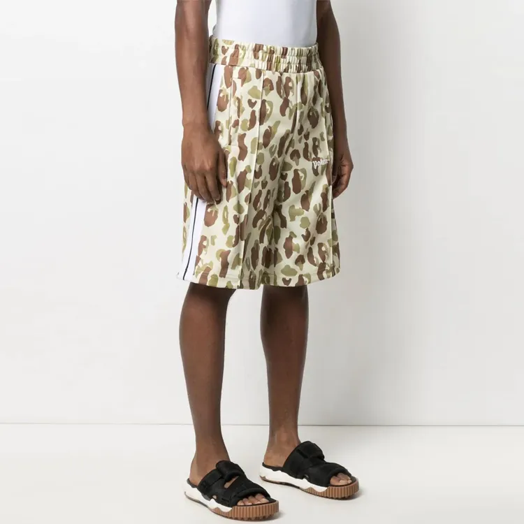 PALM ANGELS Desert Camo Logo Track Shorts-1