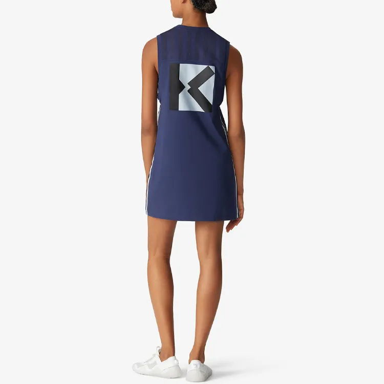 KENZO Sleeveless Dresses Women's Blue-2
