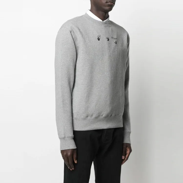 OFF WHITE SS21 Sweatshirts Men Gray-3