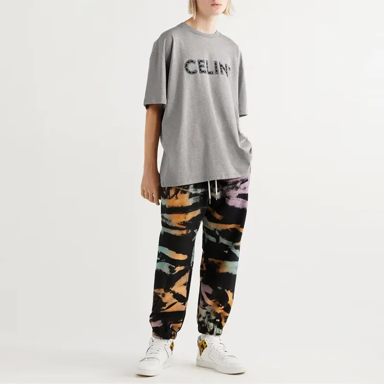 CELINE T Shirts Men Gray-2