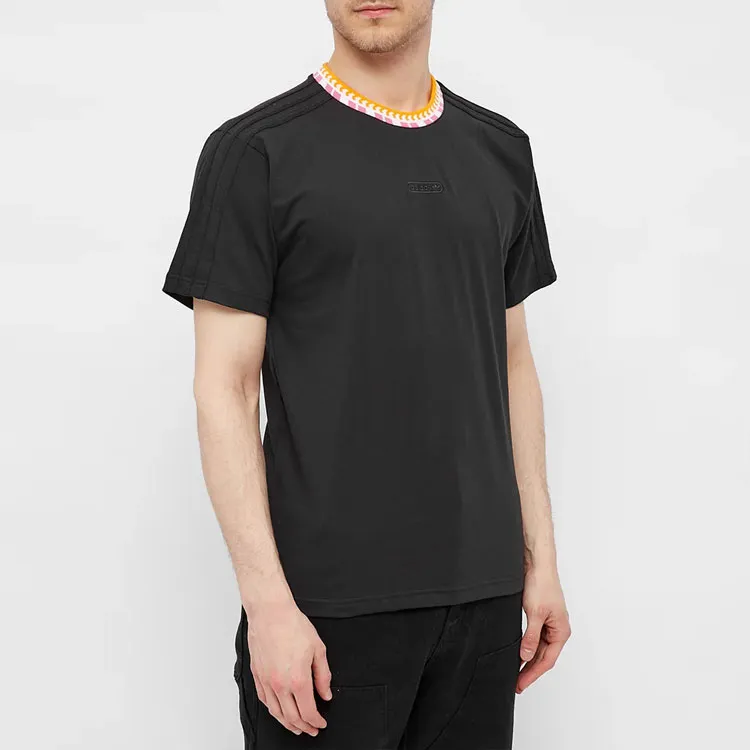 Adidas Originals RIB DETAIL SS T T Shirts Men Black-1