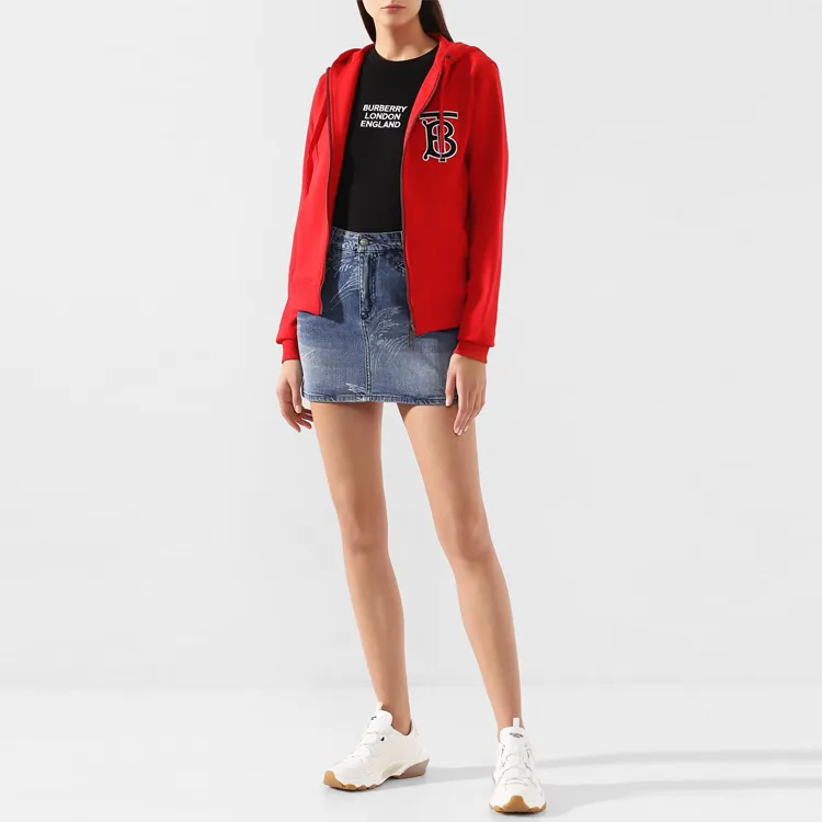 Burberry Sweatshirt Women's Red-3