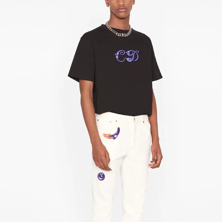 DIOR X Kenny Scharf Cd Logo T Shirt-2