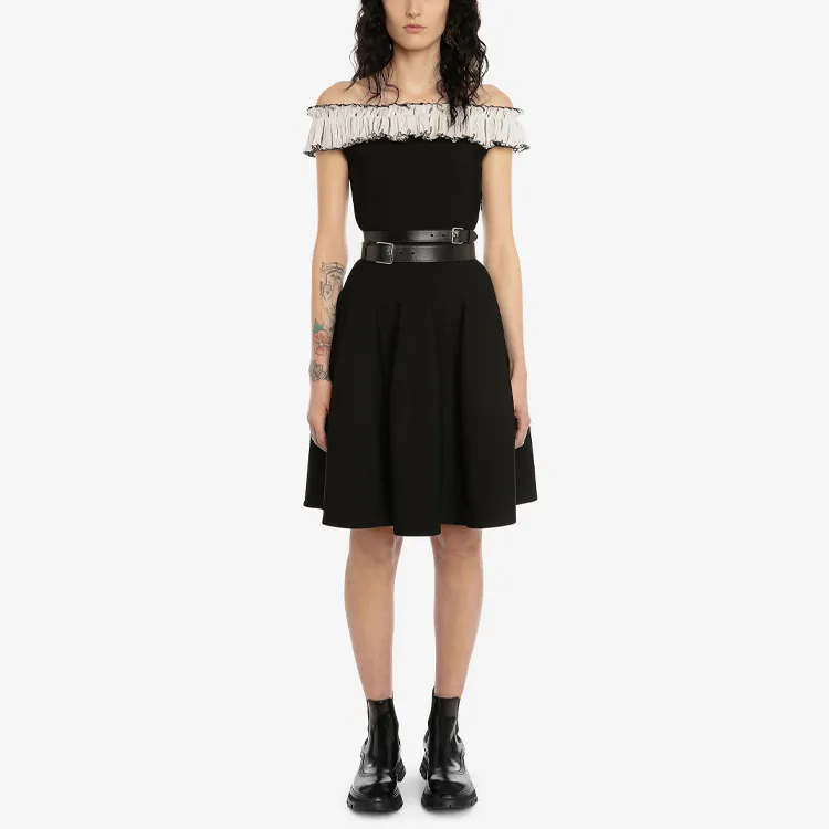 Alexander McQueen Sleeveless Dress Women's Black-2