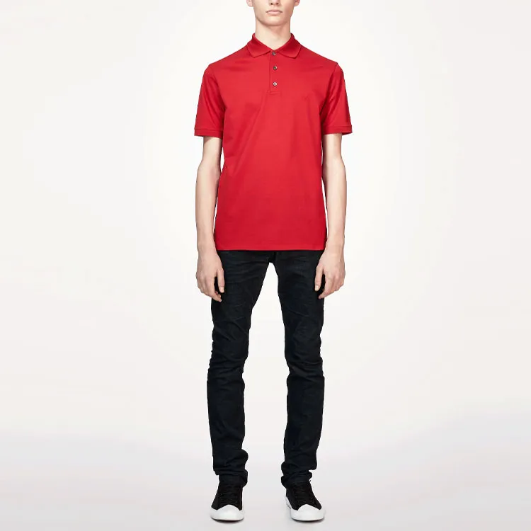 LOUIS VUITTON Polo Shirt Men's Red-1