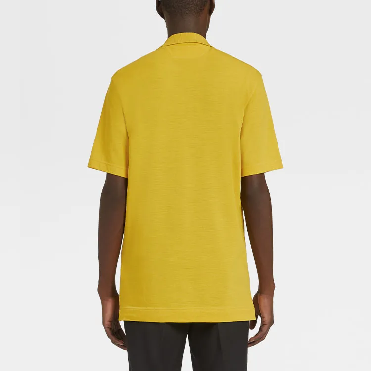 Zegna SS21 T Shirt Men's Yellow-2