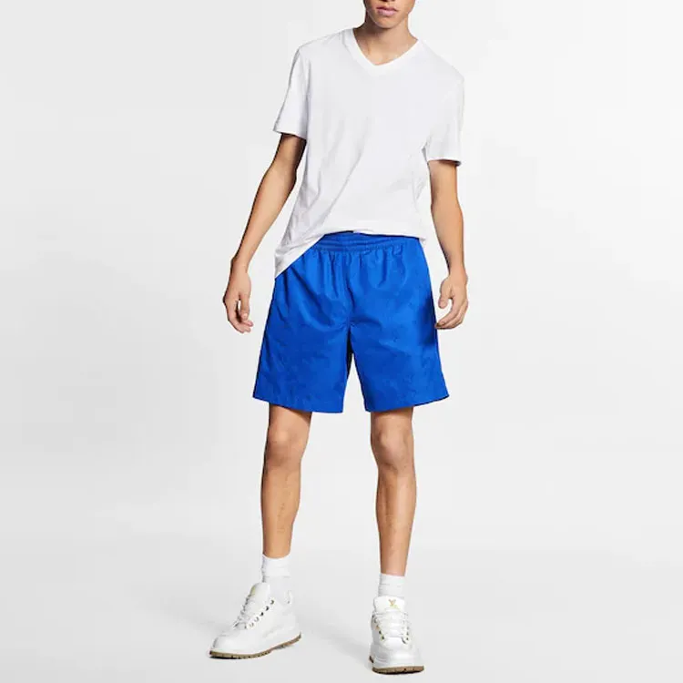 LOUIS VUITTON 1A7Y0U Signature Swim Board Shorts-3