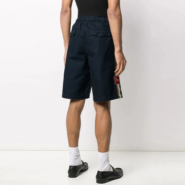 GUCCI Casual Shorts Men Navy-4