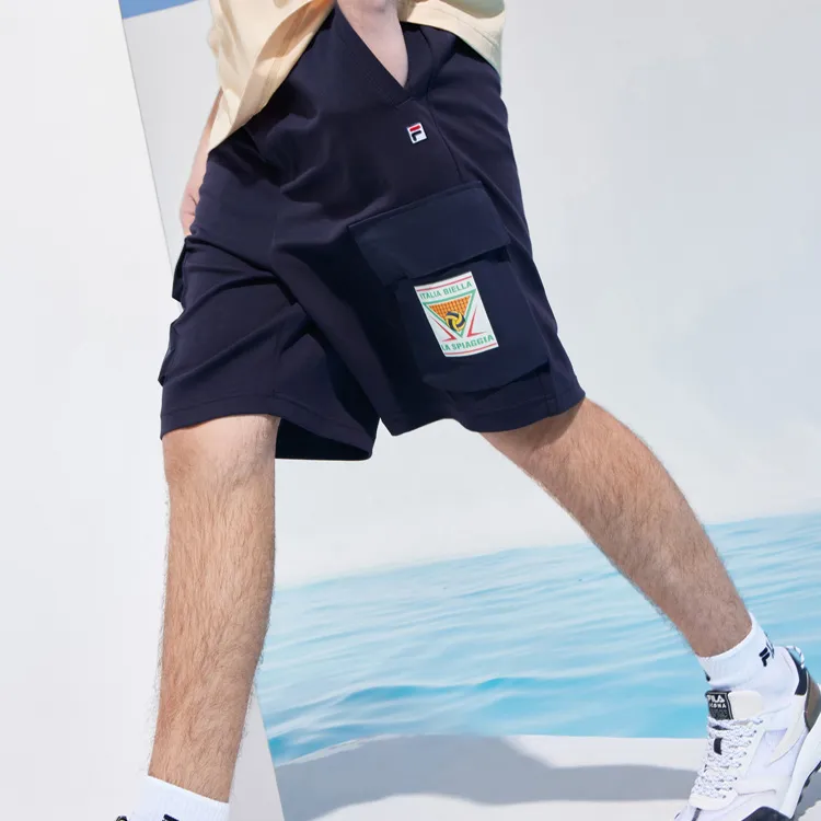 FILA Casual Shorts Men Legend Blue-5