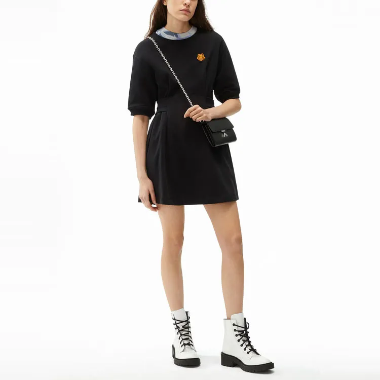 KENZO SS21 Short Sleeved Dresses Women's Black-1