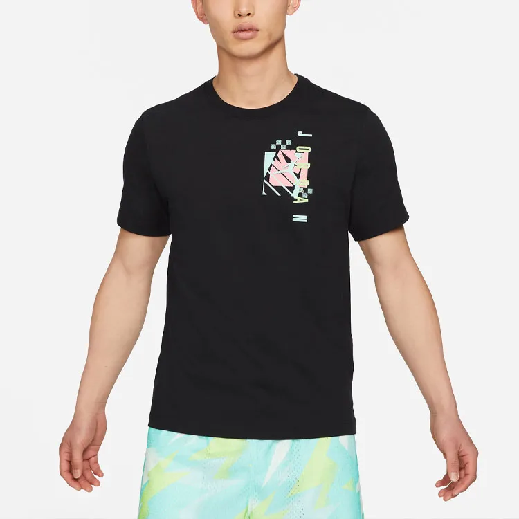 Jordan Air Futura T Shirts Men Black-4