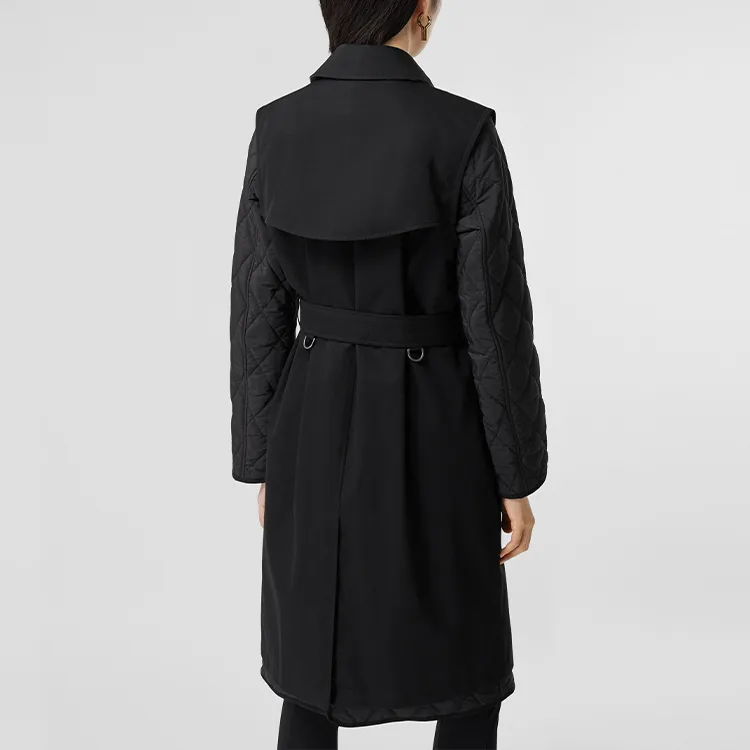 Burberry Trench Coat Women's Black-4