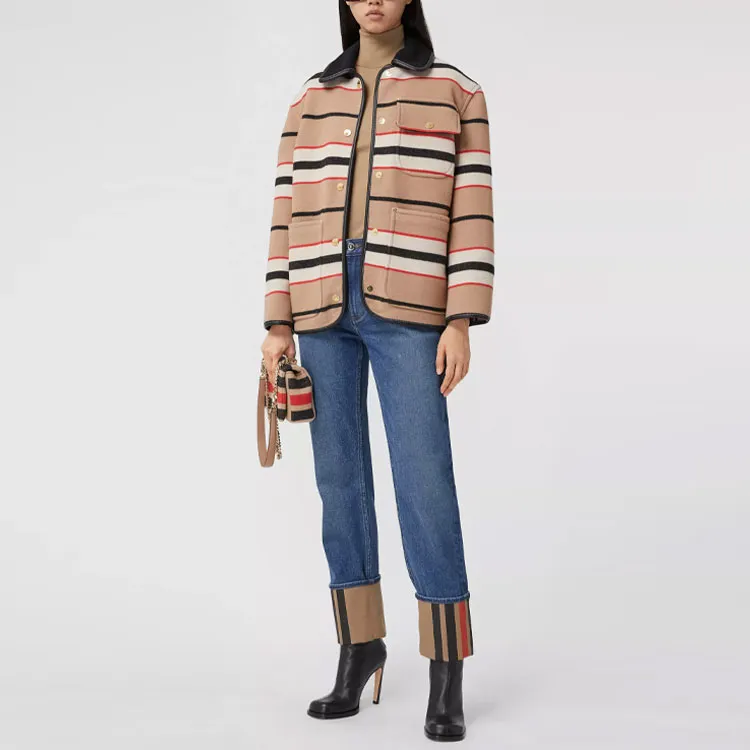 Burberry Jackets Women's Light Camel-3
