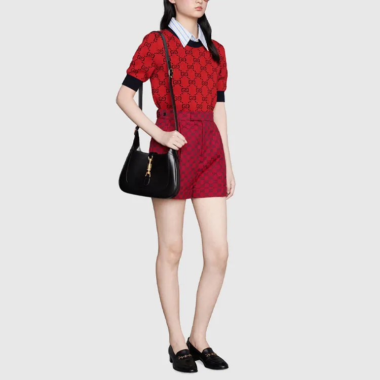 GUCCI Casual Shorts Women's Red-3
