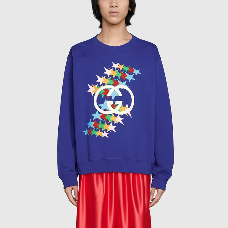 GUCCI Sweatshirts Men Blue-2