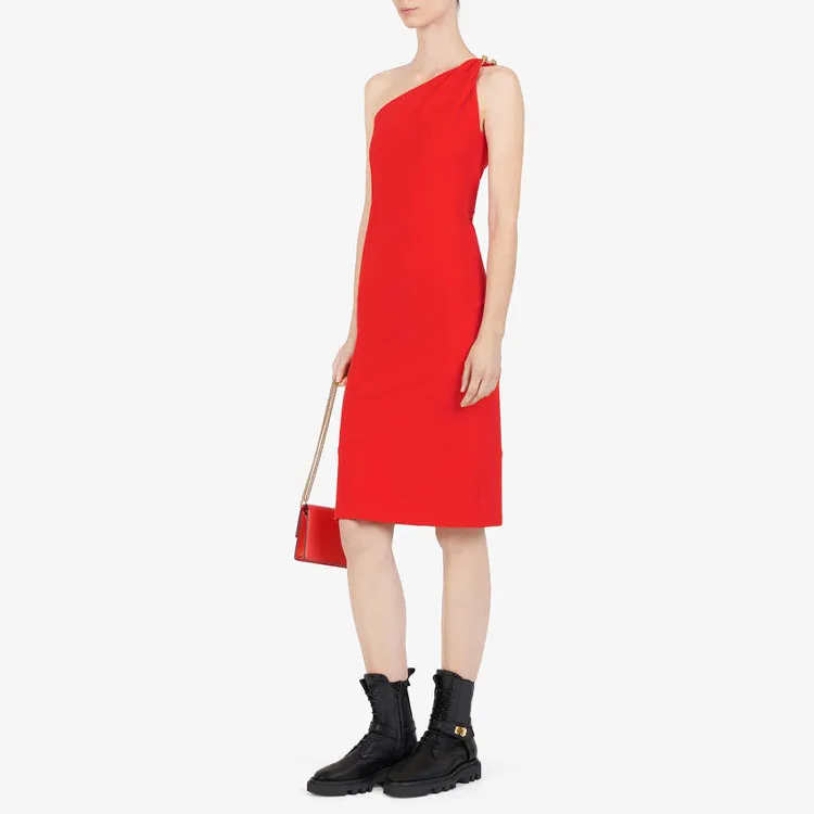 Givenchy Sleeveless Dresses Women's Red-3