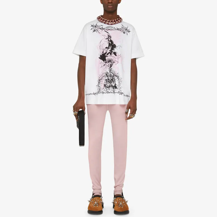Givenchy Gothic Print Oversized T Shirt-1
