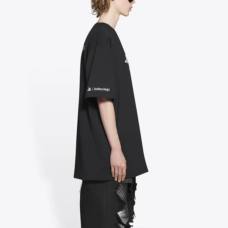 Balenciaga X PlayStation Boxy T shirt-4