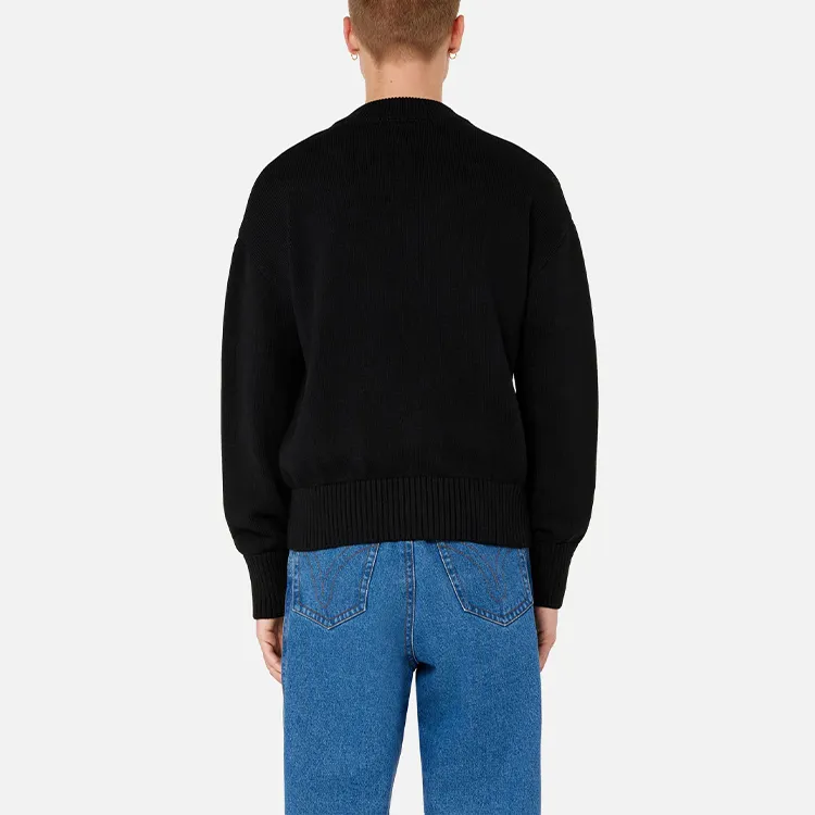 Ami Paris Ami De Coeur Felted Merino Wool Cardigan-3