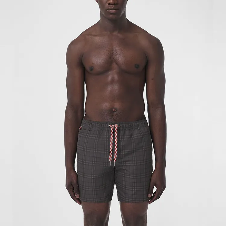Burberry Casual Shorts Men's Dark Charcoal Gray-1