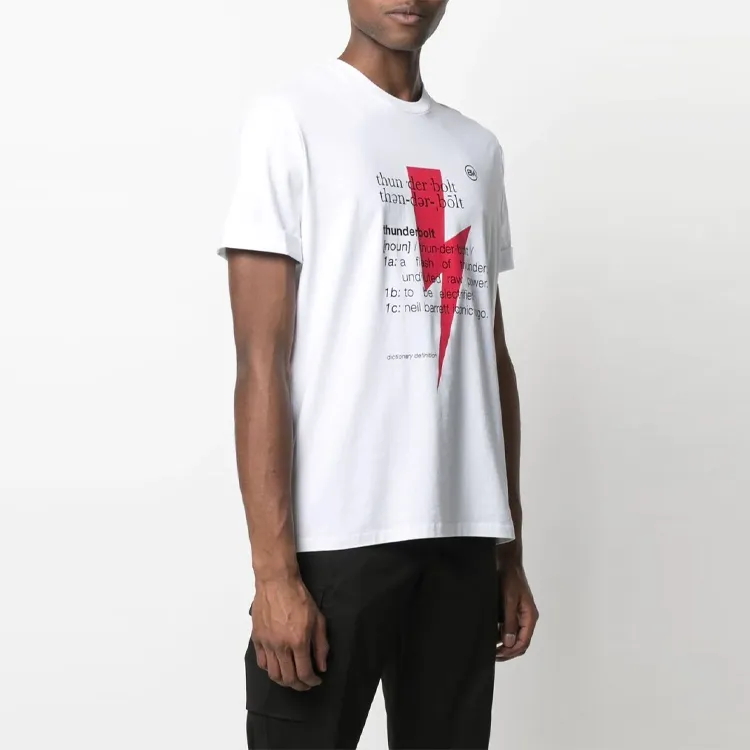 Neil Barrett T Shirts Unisex White-1