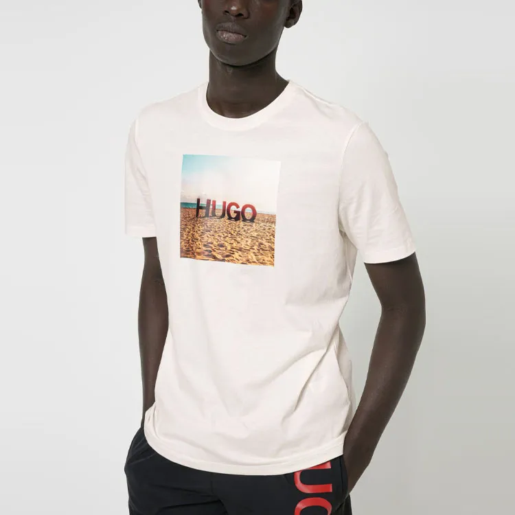 HUGO BOSS T Shirts Men Beige-2