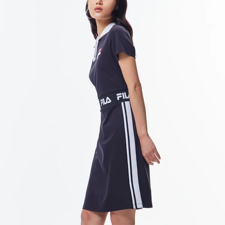 FILA Short Sleeved Dress Women's Legend Blue-3
