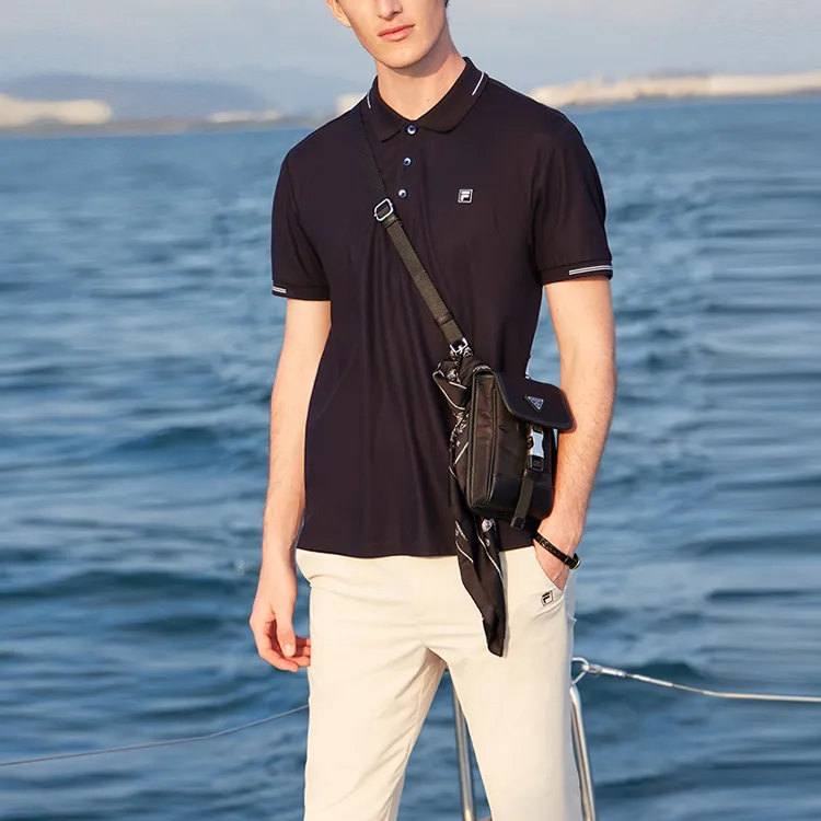 FILA Polo Shirts Men Legend Blue-2