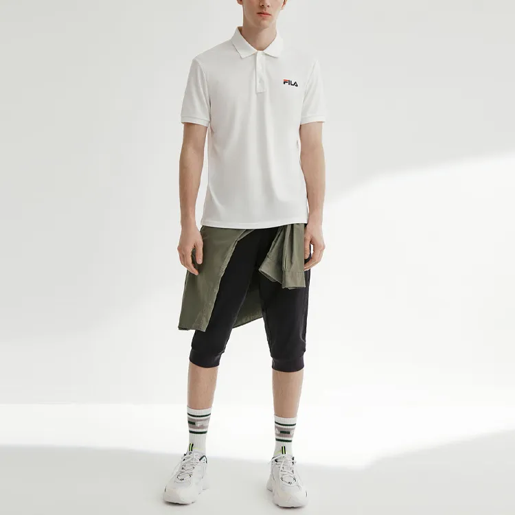 FILA Polo Shirts Men White-2