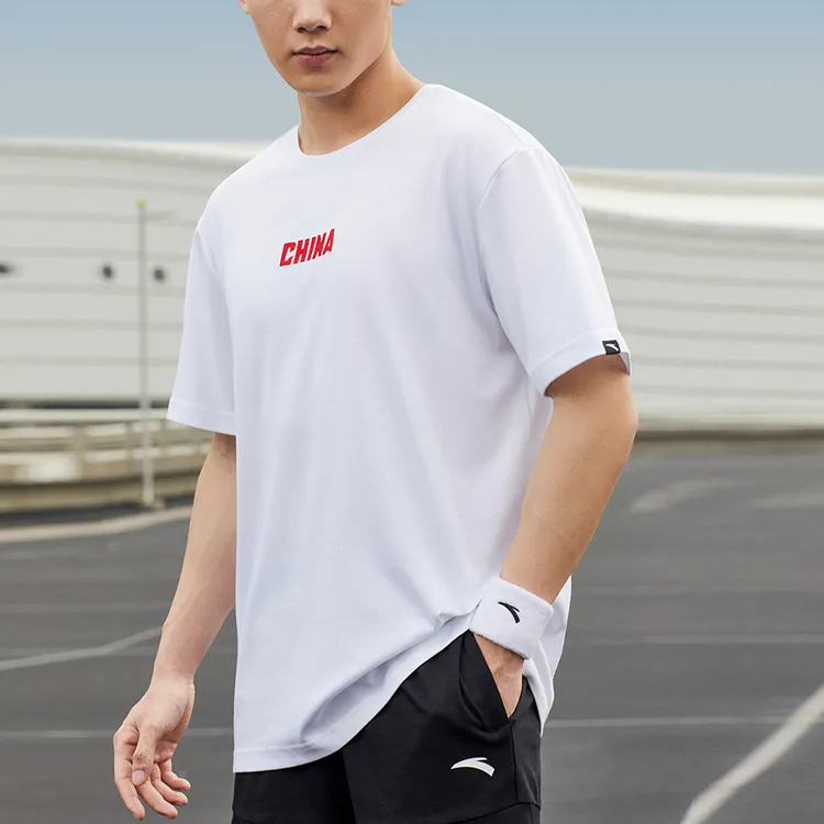 Anta Comprehensive Training Collection Sports Lifestyle Collection T Shirt Men's White-3