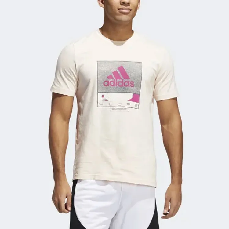 Adidas T Shirts Men Light Pink-2