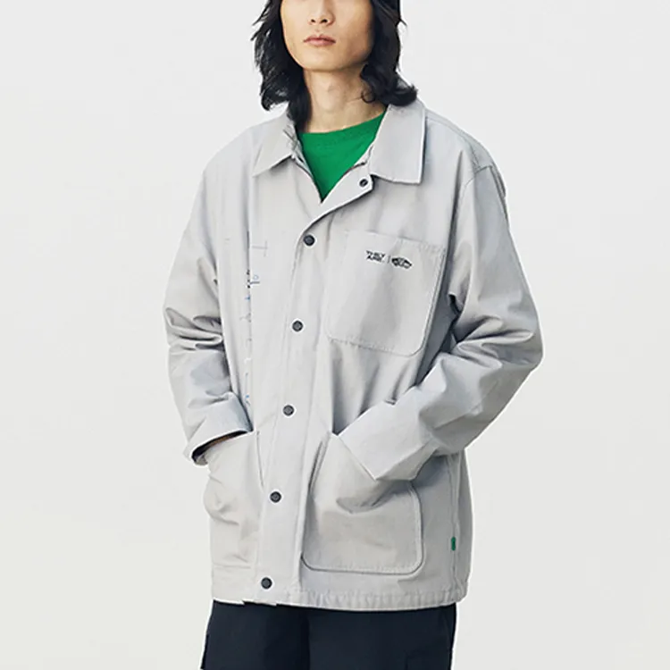 Vans Jackets Men Gray-4