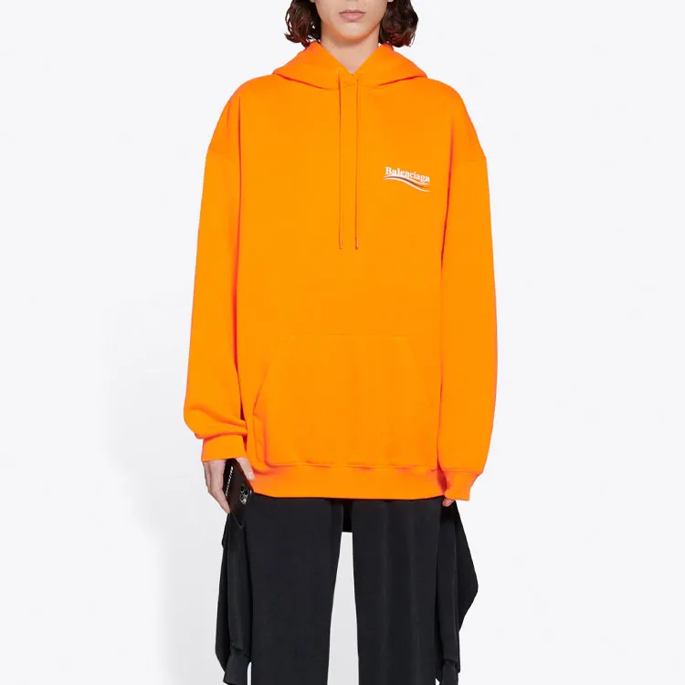 Balenciaga Hoodie 'Fluo Orange'-2