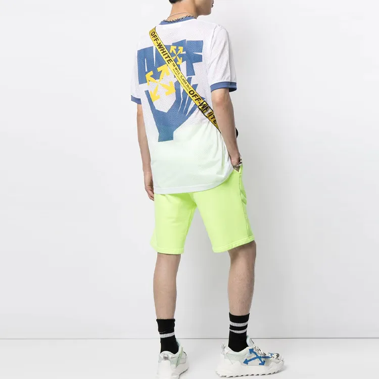 OFF WHITE Hand Offf Blue Trim Jersey-3
