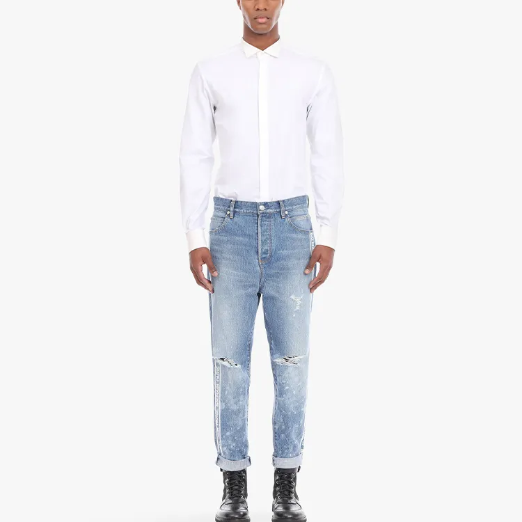 BALMAIN Jeans Men Blue-2