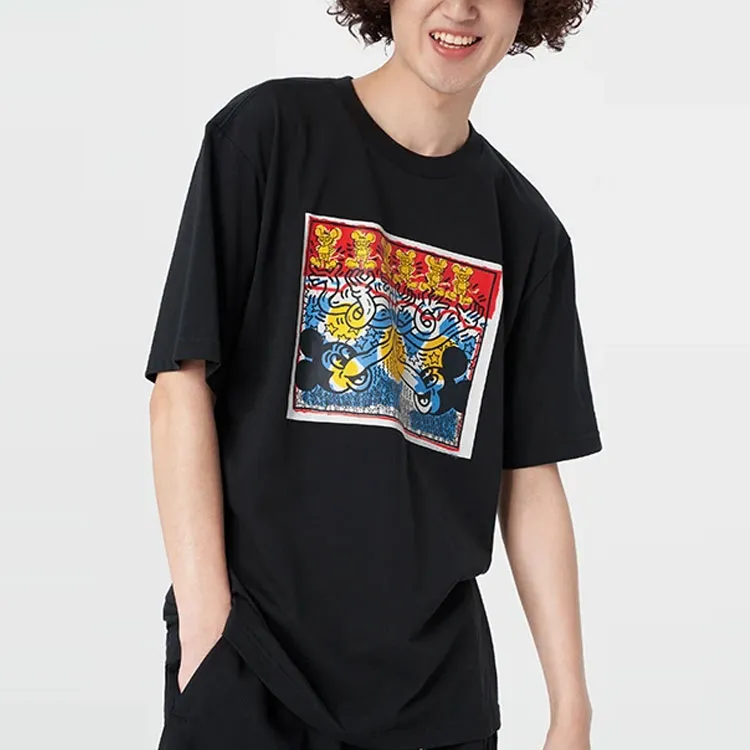 LiNing x Disney T Shirt Men's Black-2