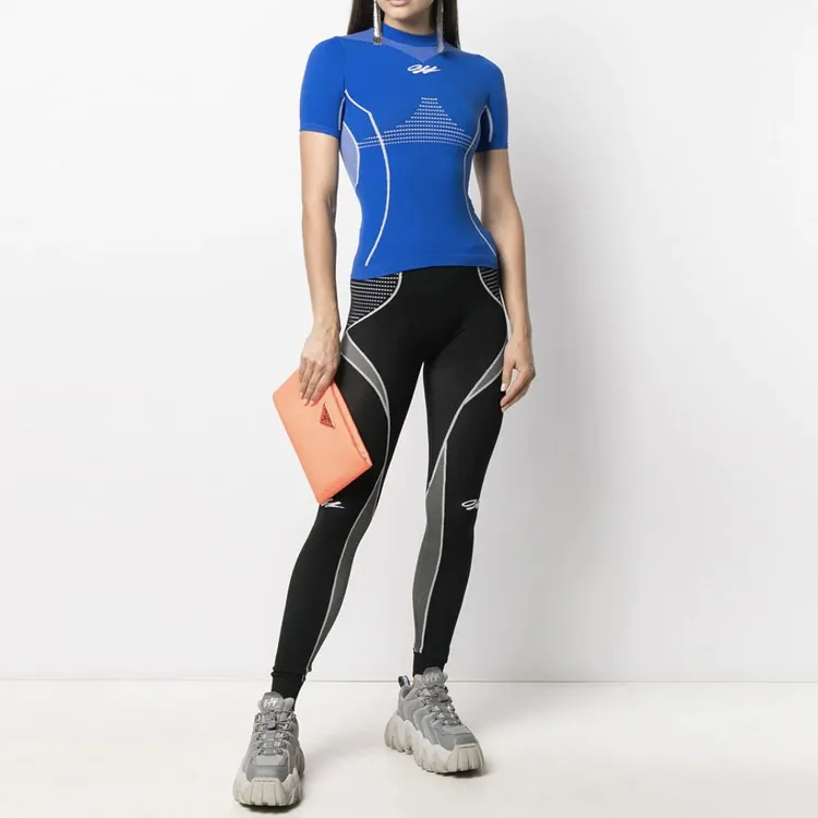 OFF WHITE SS21 Leggings Women's Black-4