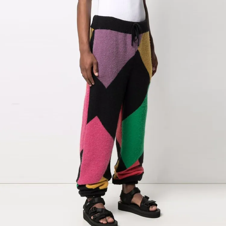 PALM ANGELS X Missoni Sport Colour Block Knitted Track Pants-2