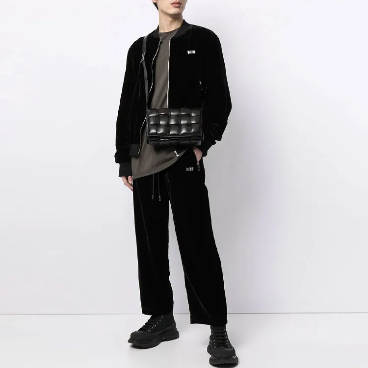 TEAM WANG Casual Pants Unisex Black-3