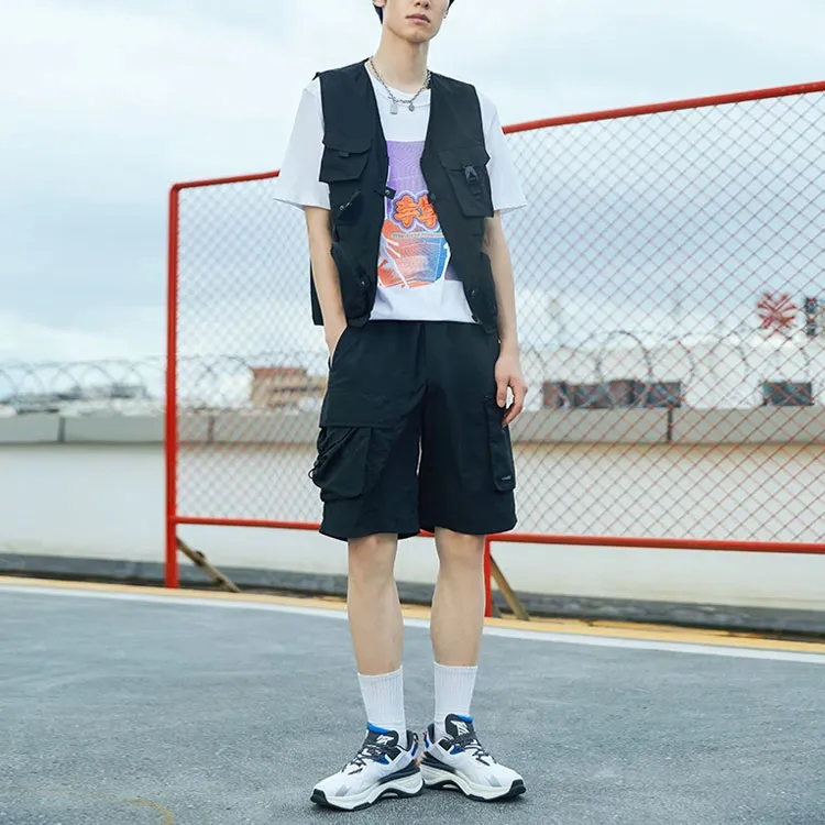 LINING Sports Fashion Collection Sports Shorts Men Black-2