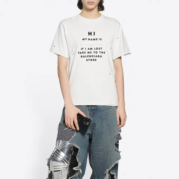 Balenciaga FW21 T Shirt Women's White-2