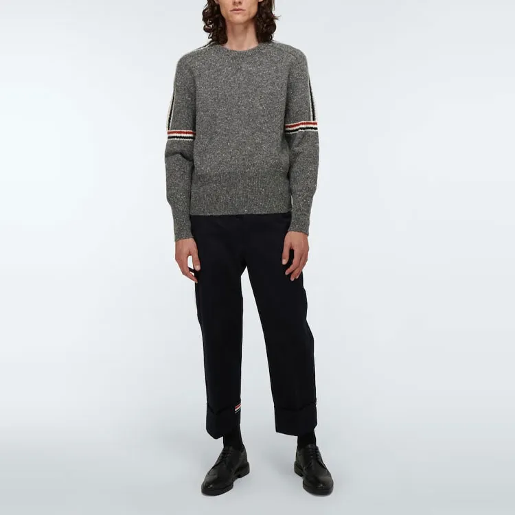 THOM BROWNE· FW21 Sweater Men's Charcoal Gray-2